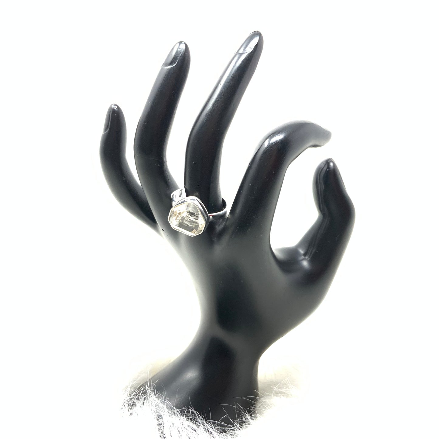 Herkimer Diamond Ring, size 10