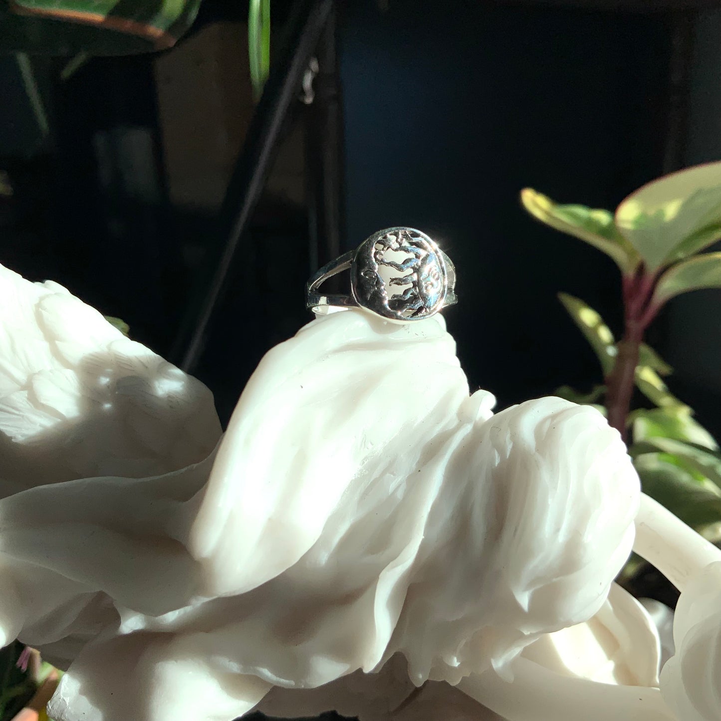 Sun&Moon Ring, size 8
