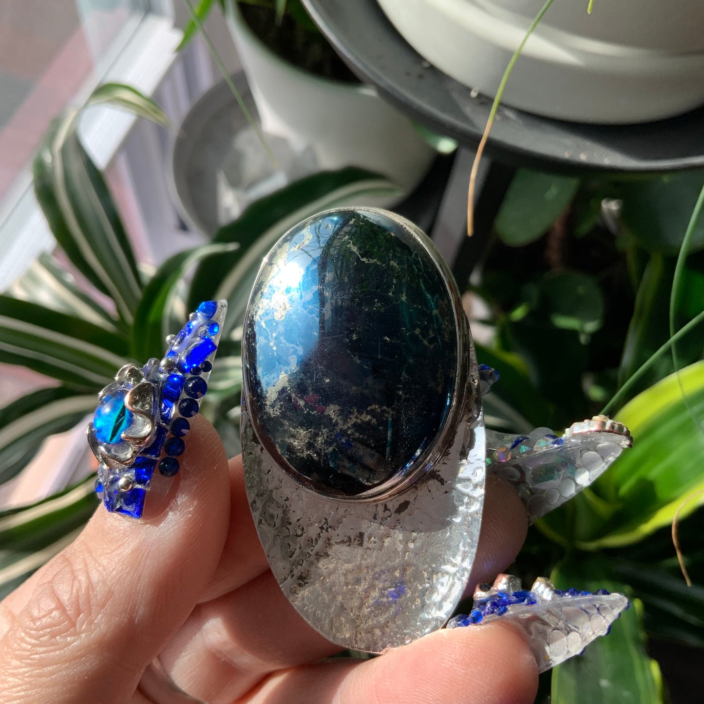 Covellite Pendant