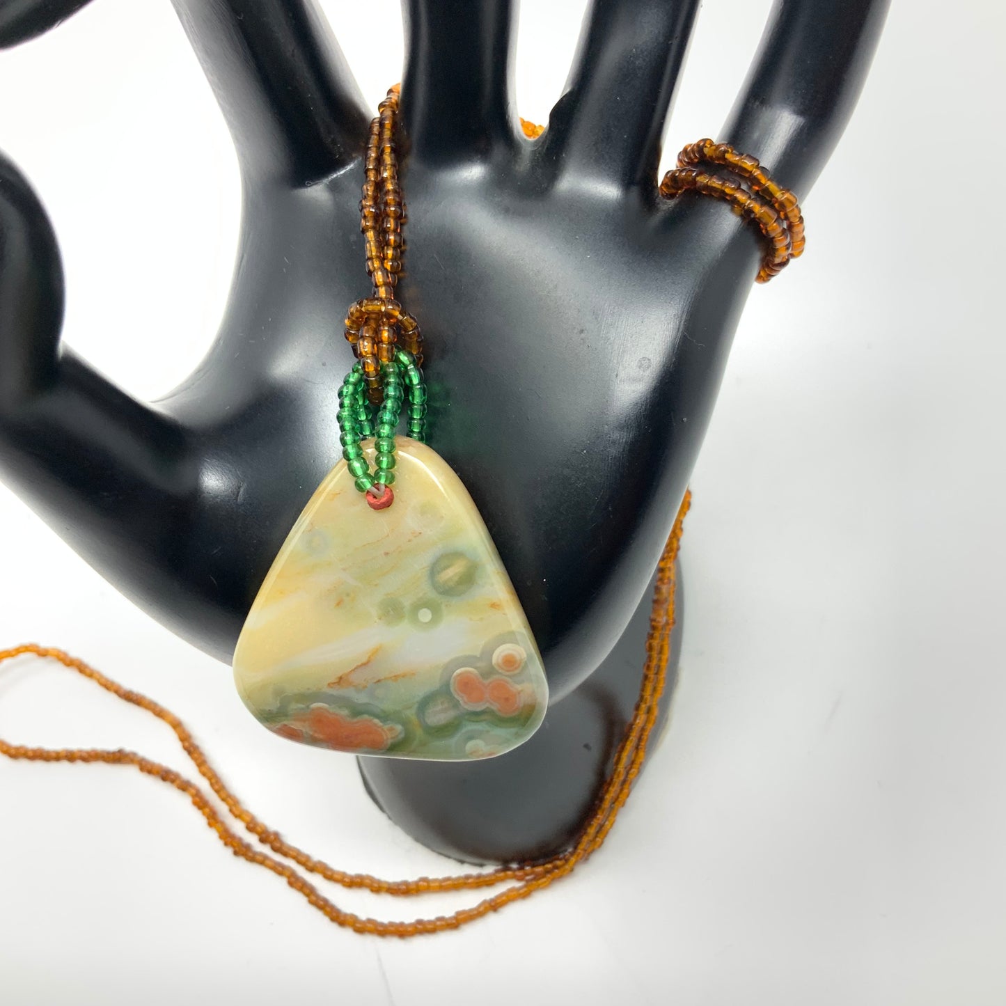 Ocean Jasper Beaded Necklace