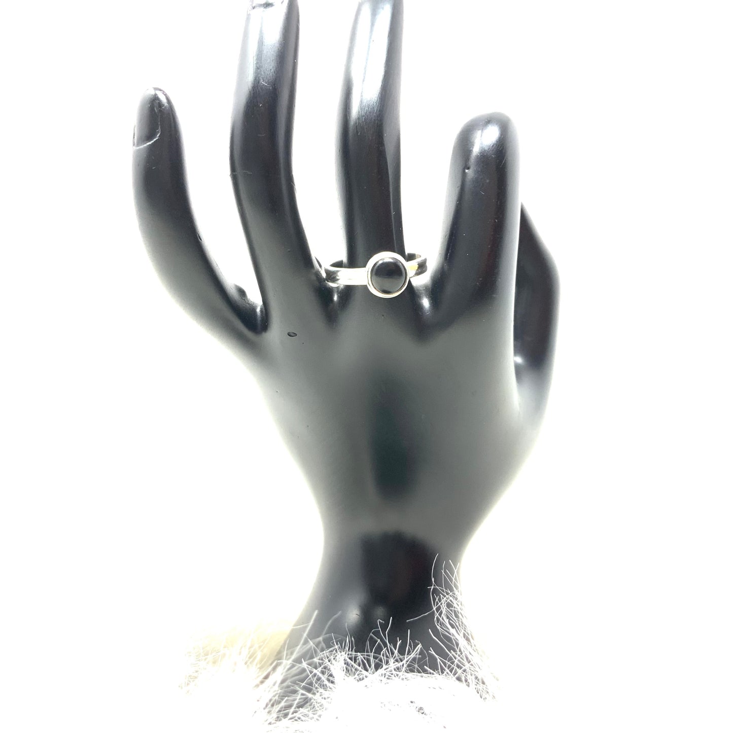 Black Onyx Ring, size 8