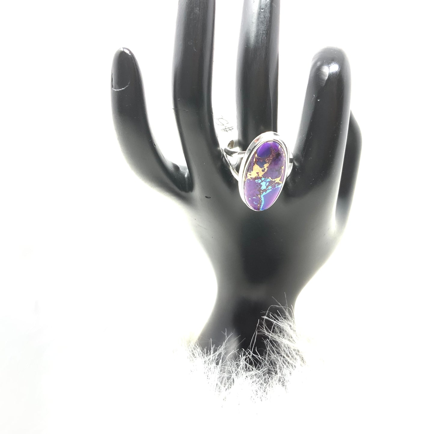 Purple Mojave Turquoise Ring, size 11
