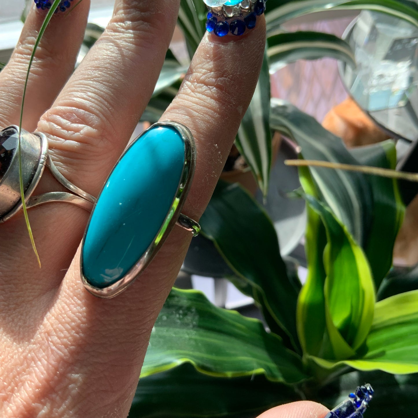 Nevada Blue Turquoise, size 10