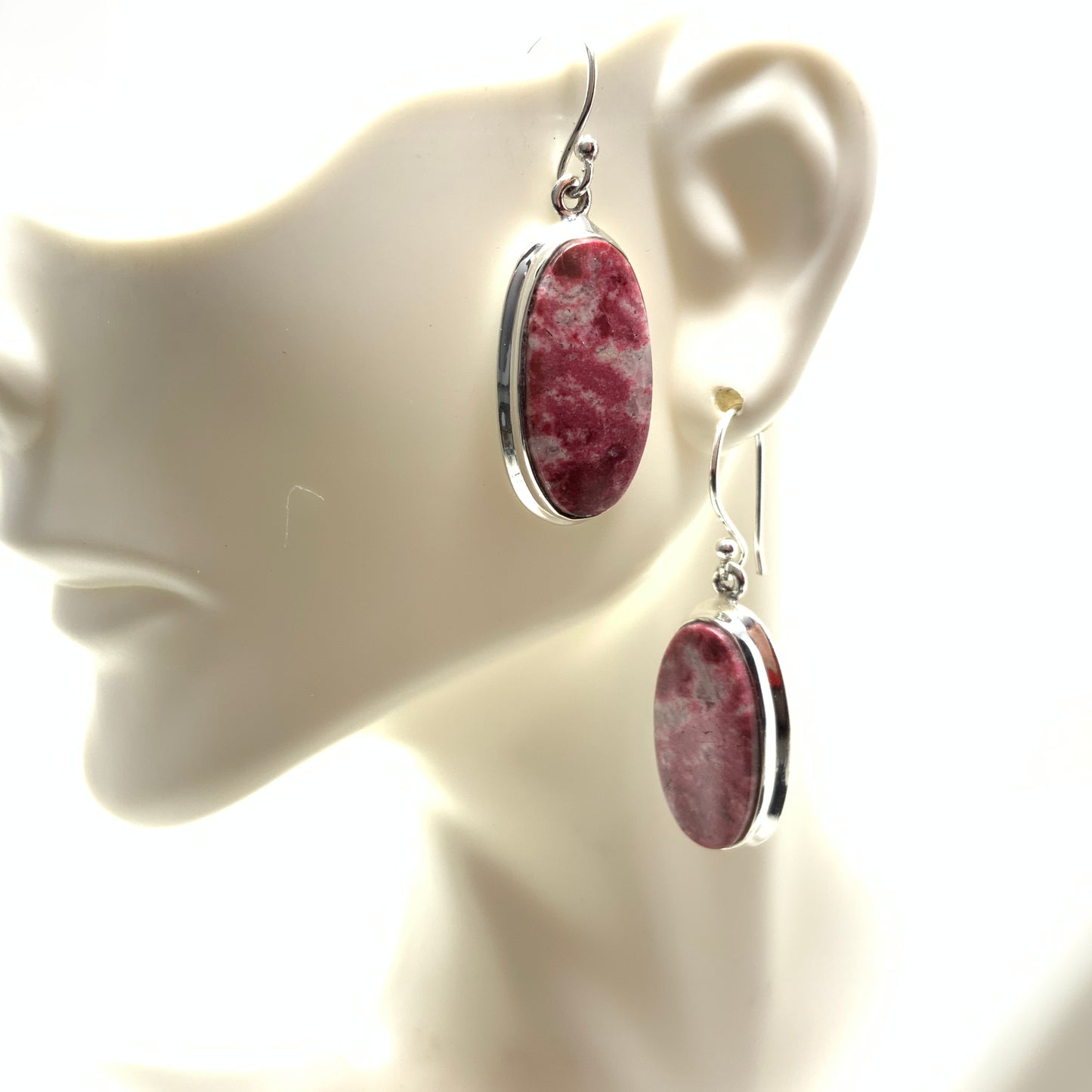 Thulite Earrings