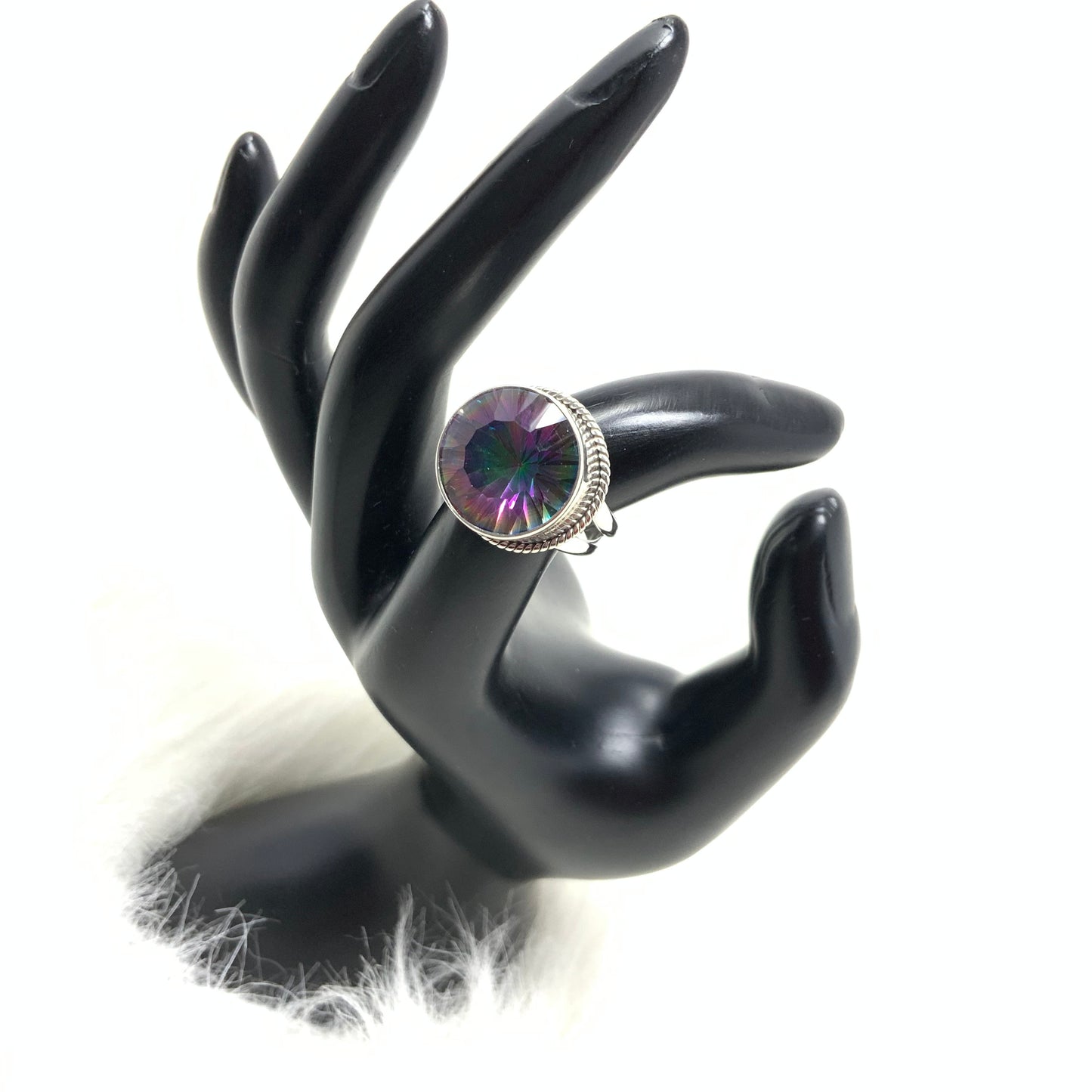 Mystic Topaz Ring, size 7