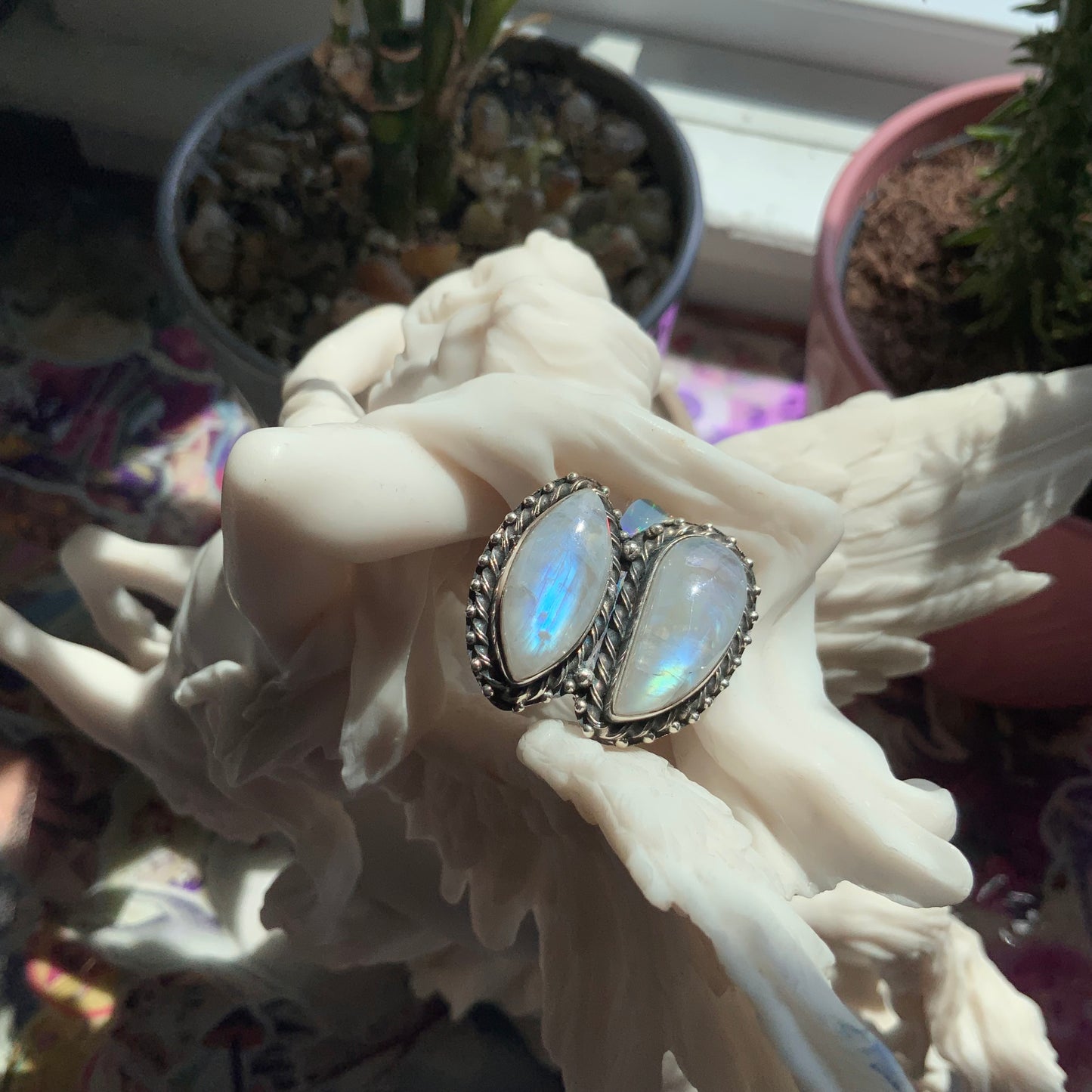 Moonstone Ring, size 7