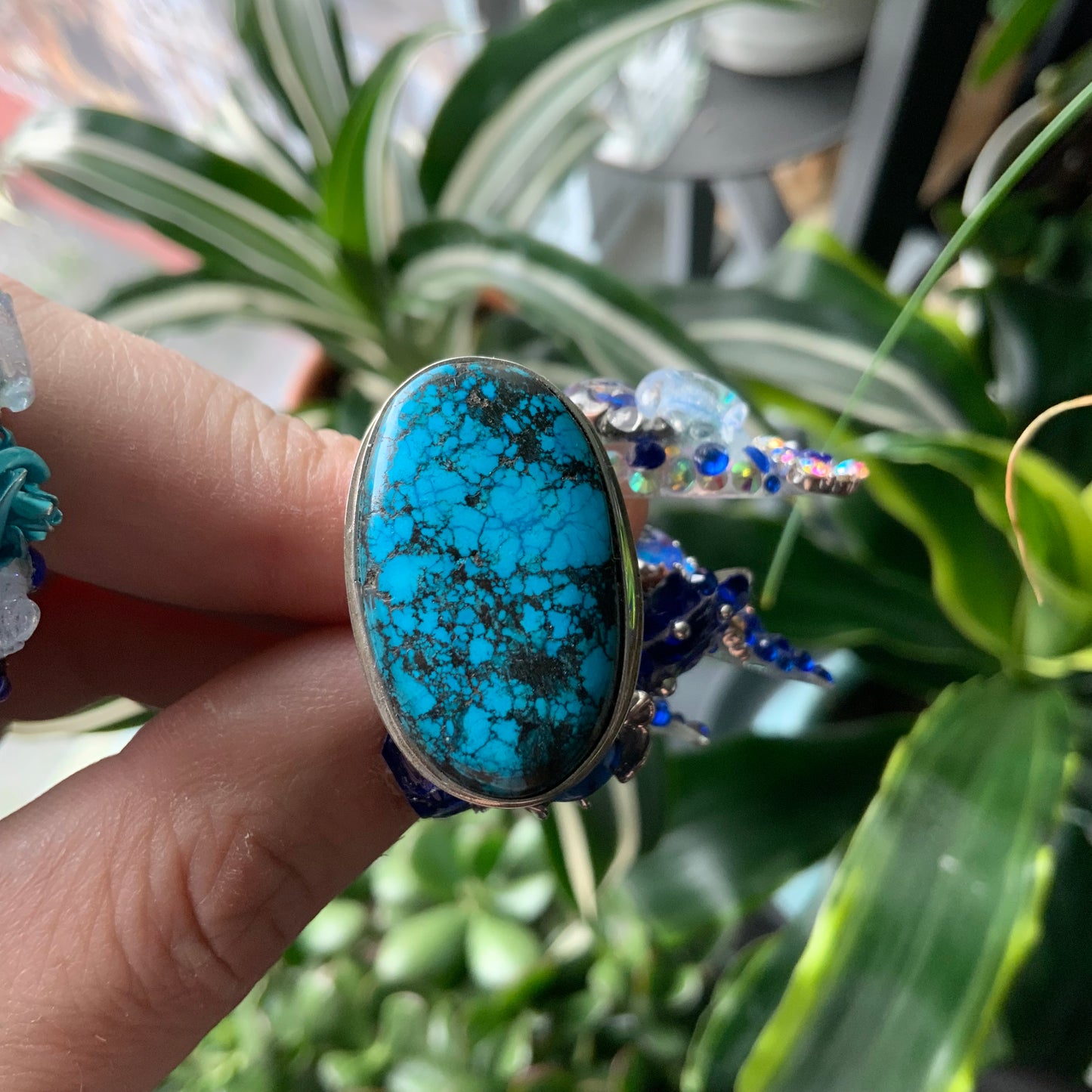 Kingman Turquoise Ring, size 6