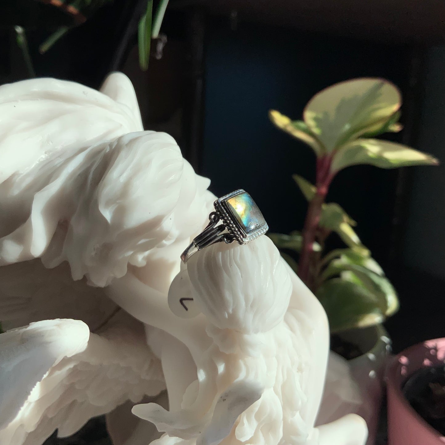 Labradorite Ring, size 7