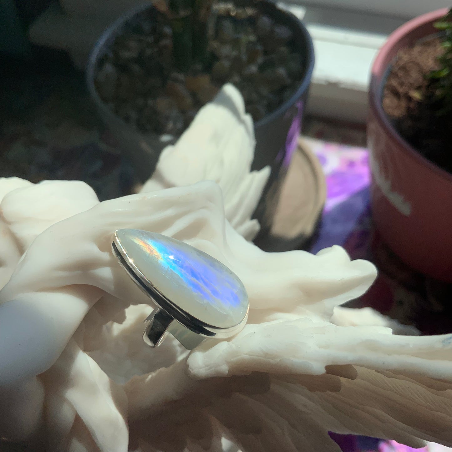 Moonstone Ring, size 6
