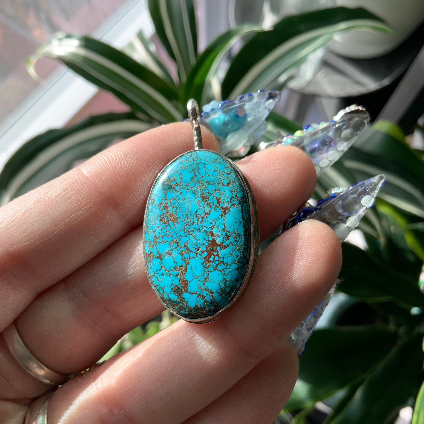 Kingman Turquoise Pendant