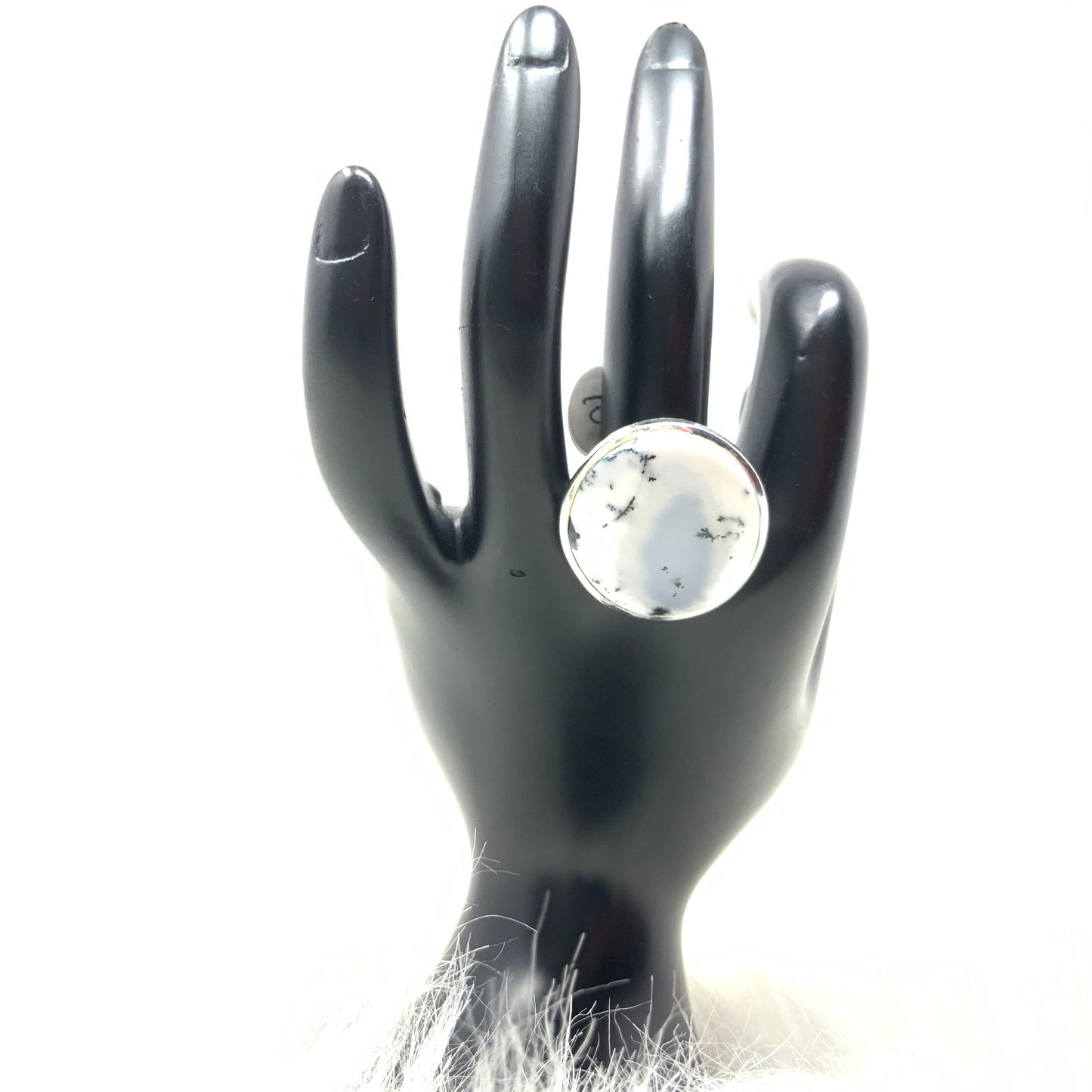 Dendrite Opal Ring, size 10