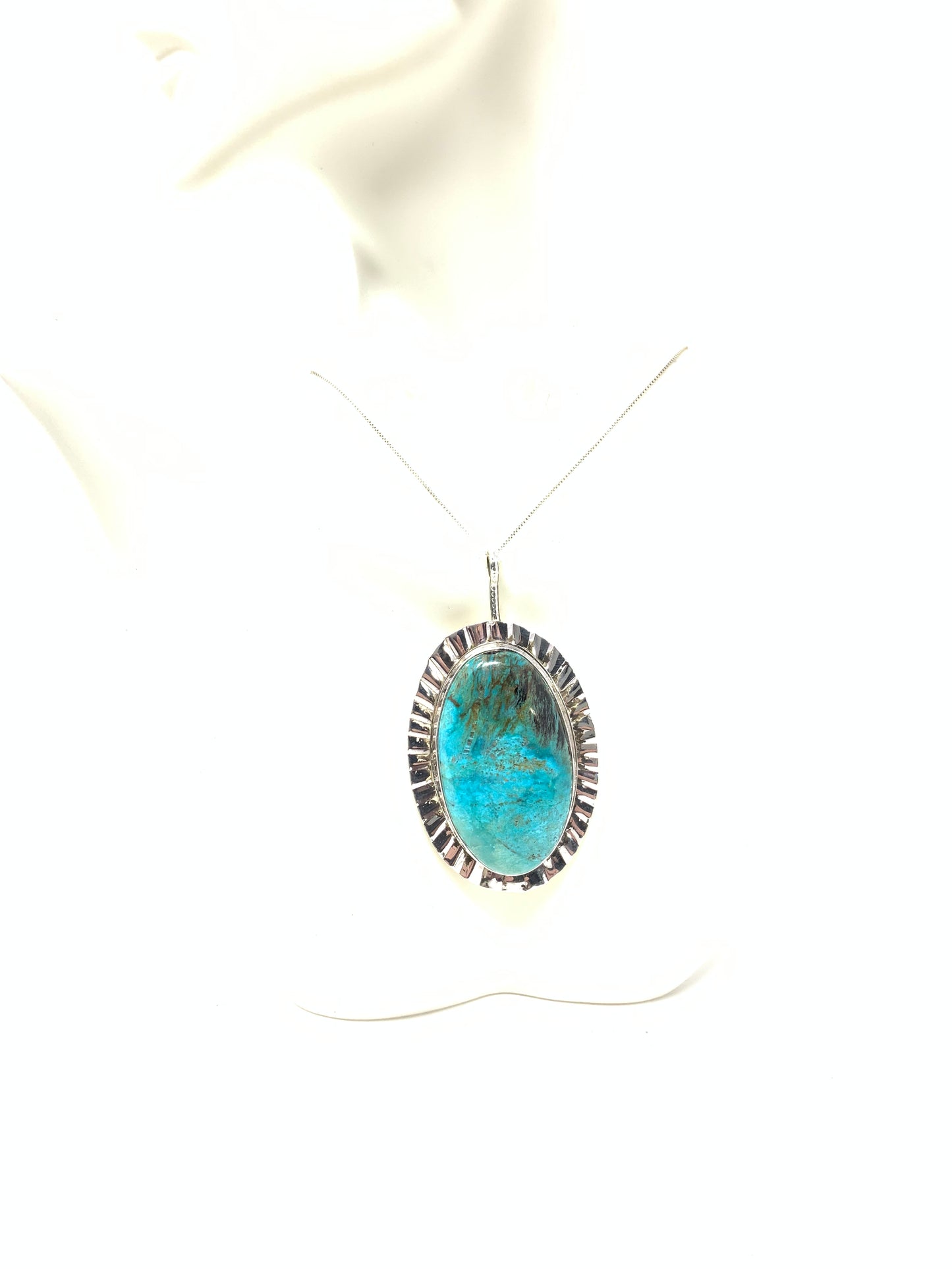 San Xavier Turquoise Pendant