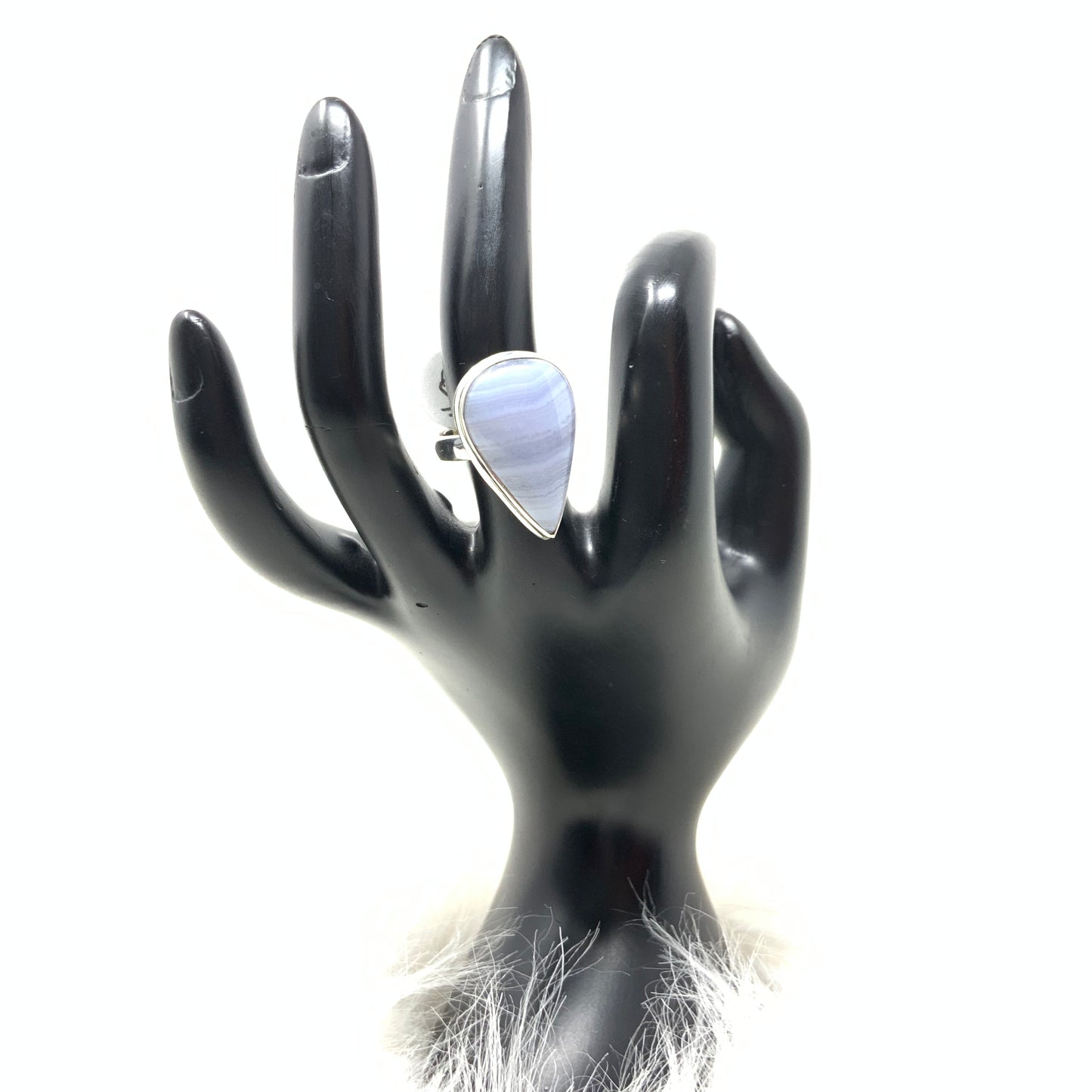 Blue Lace Agate Ring, size 6