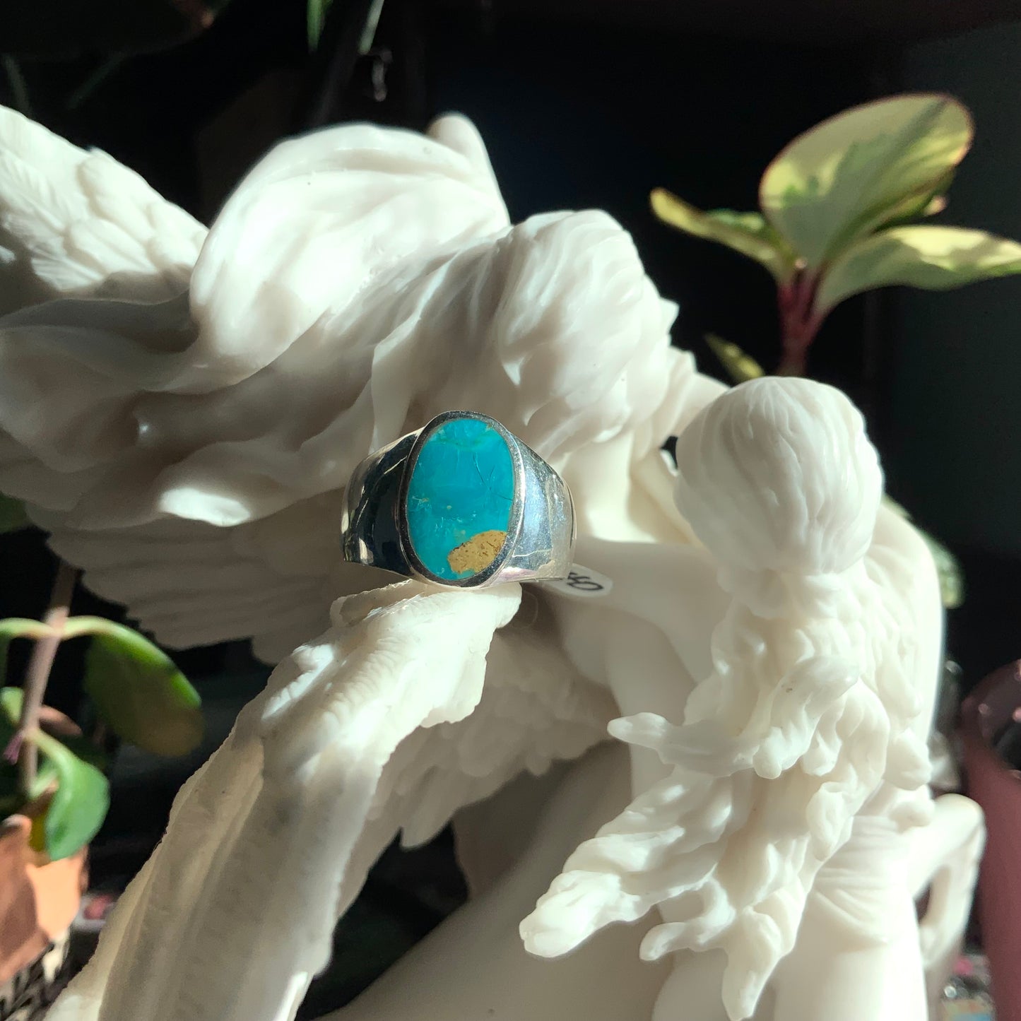 Kingman Turquoise Ring, size 12