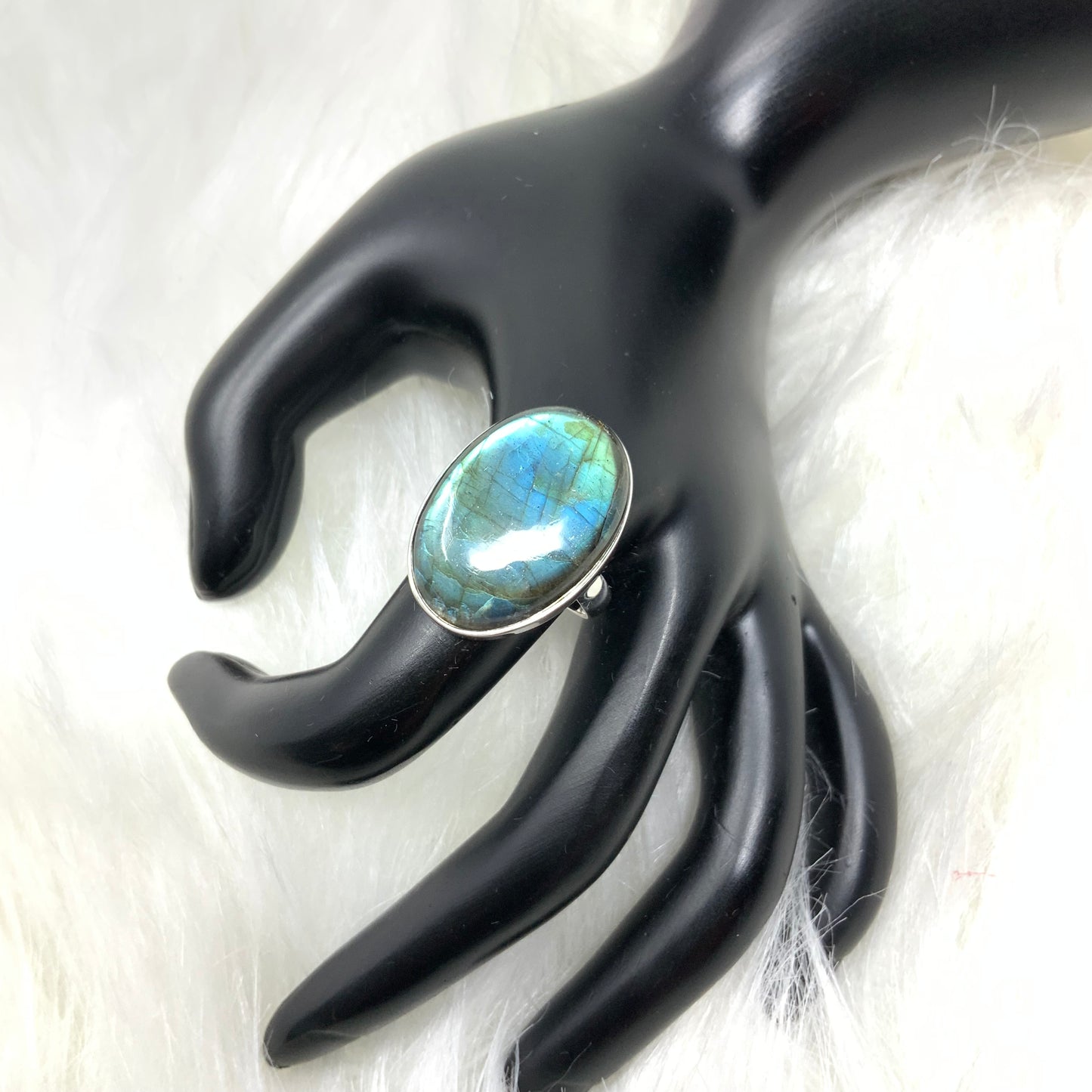 Labradorite Ring, size 9