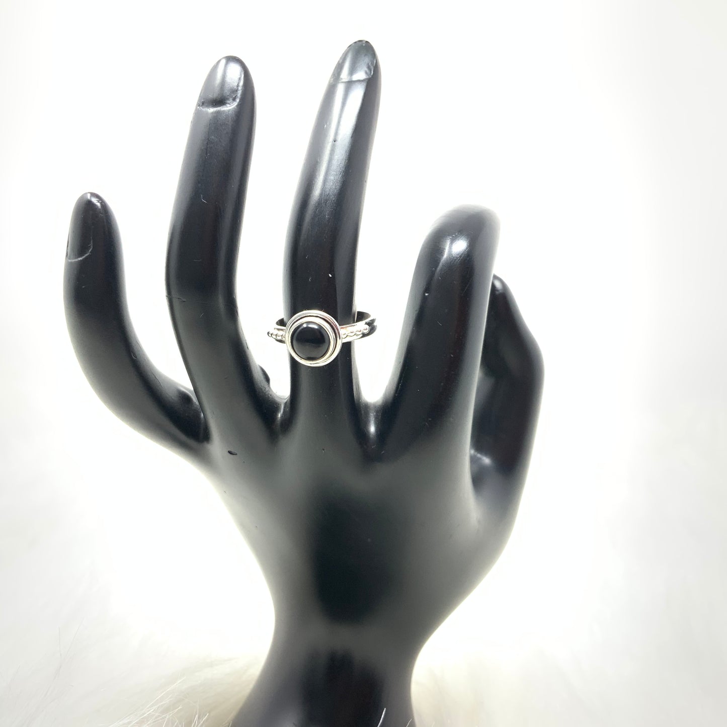 Black Onyx Ring, size 7