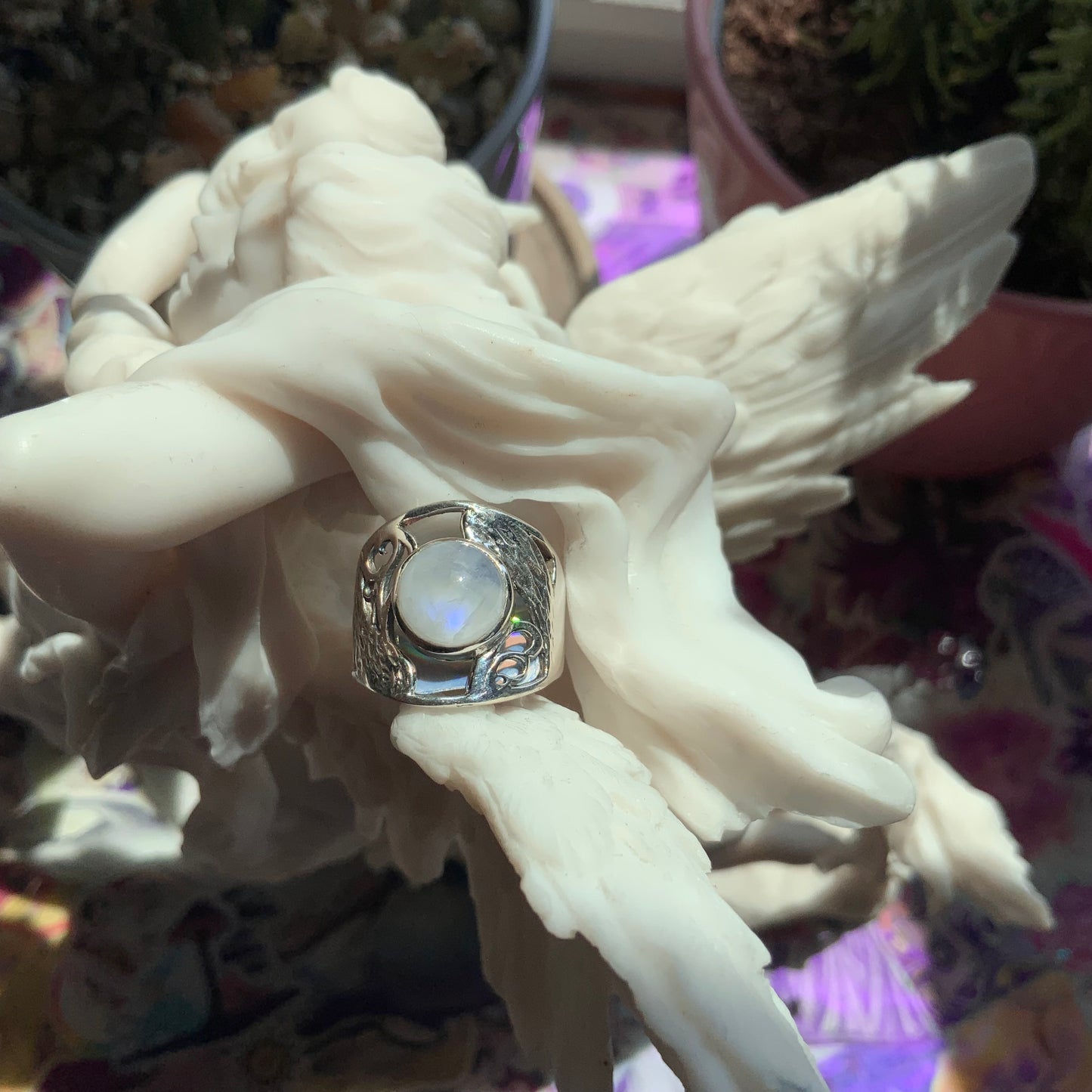 Moonstone Ring, size 7