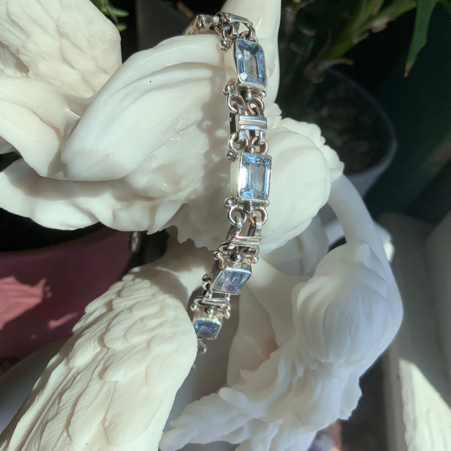 Aquamarine Tennis Bracelet