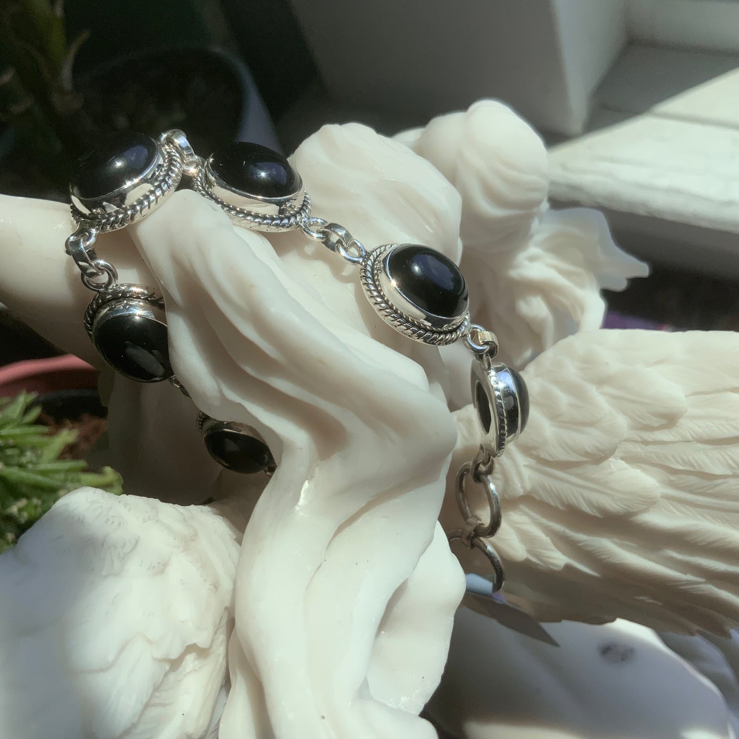 Black Onyx Tennis Bracelet