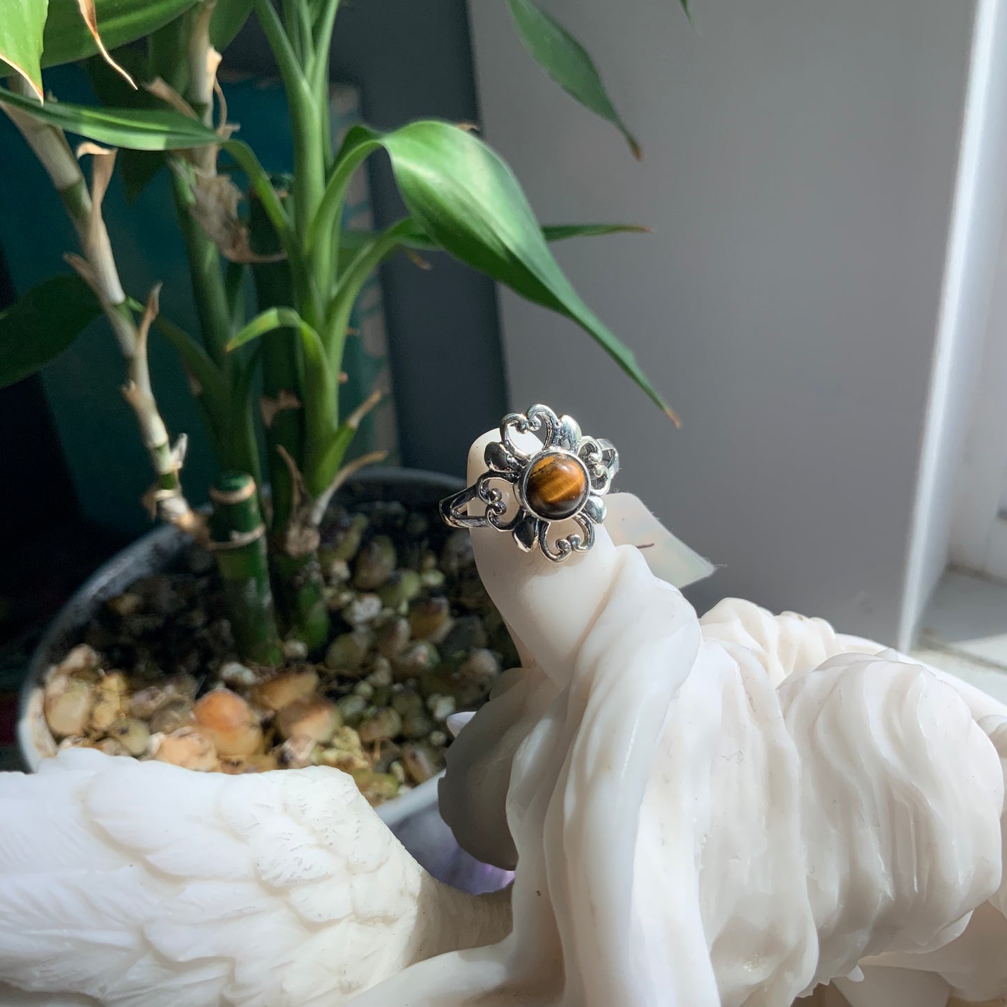 Tigers Eye Ring, size 7