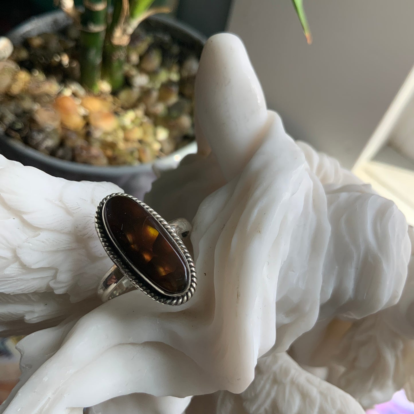 Ammolite Ring, size 9