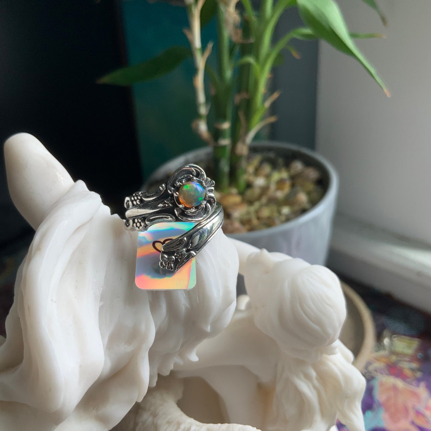 Ethiopian Opal Ring, size 8