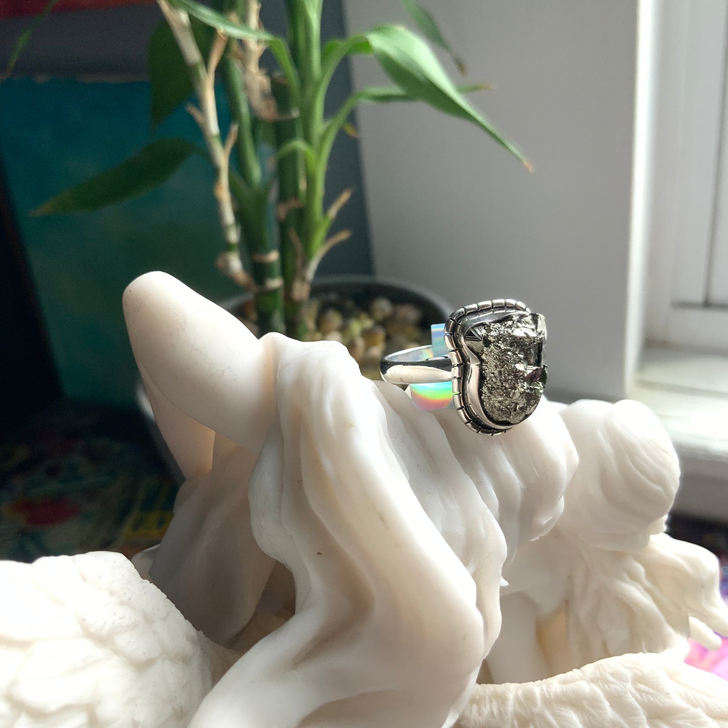 Pyrite Ring, size 9