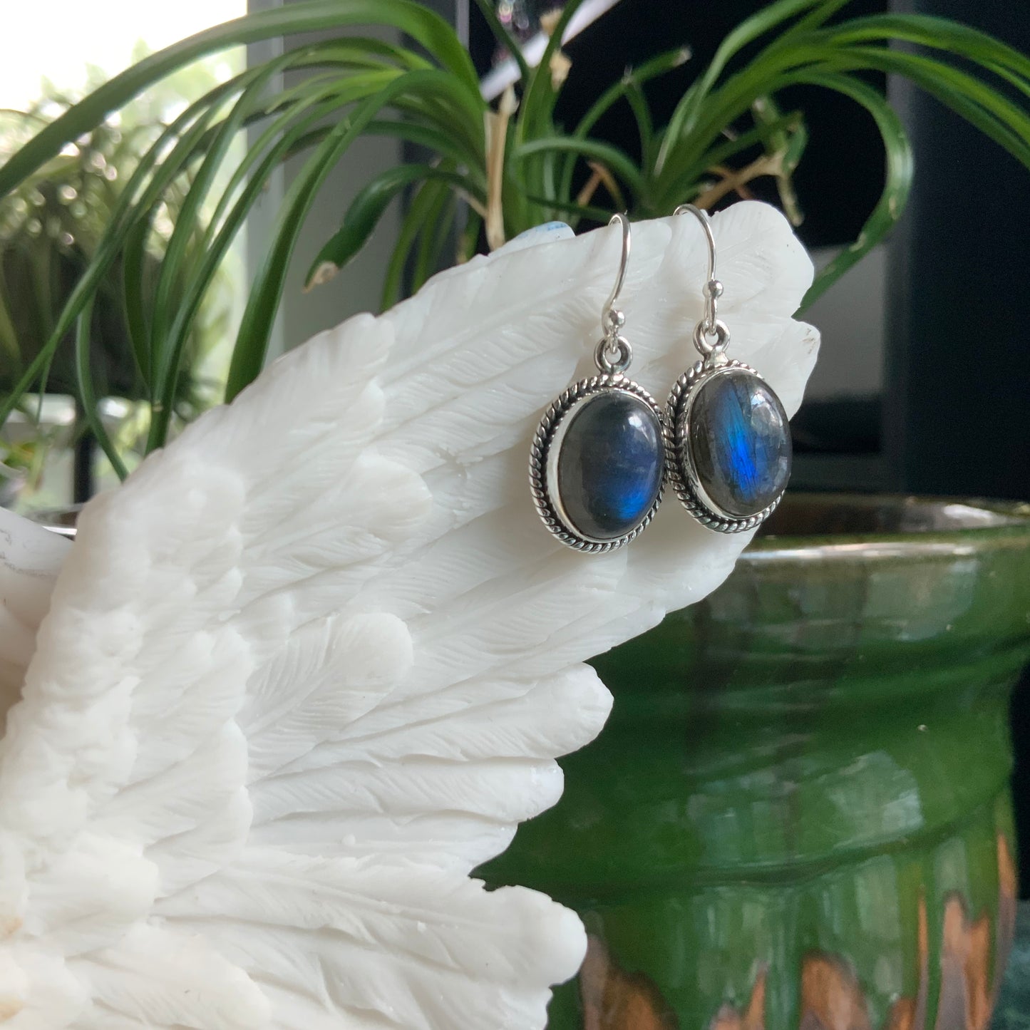 Labradorite Earrings
