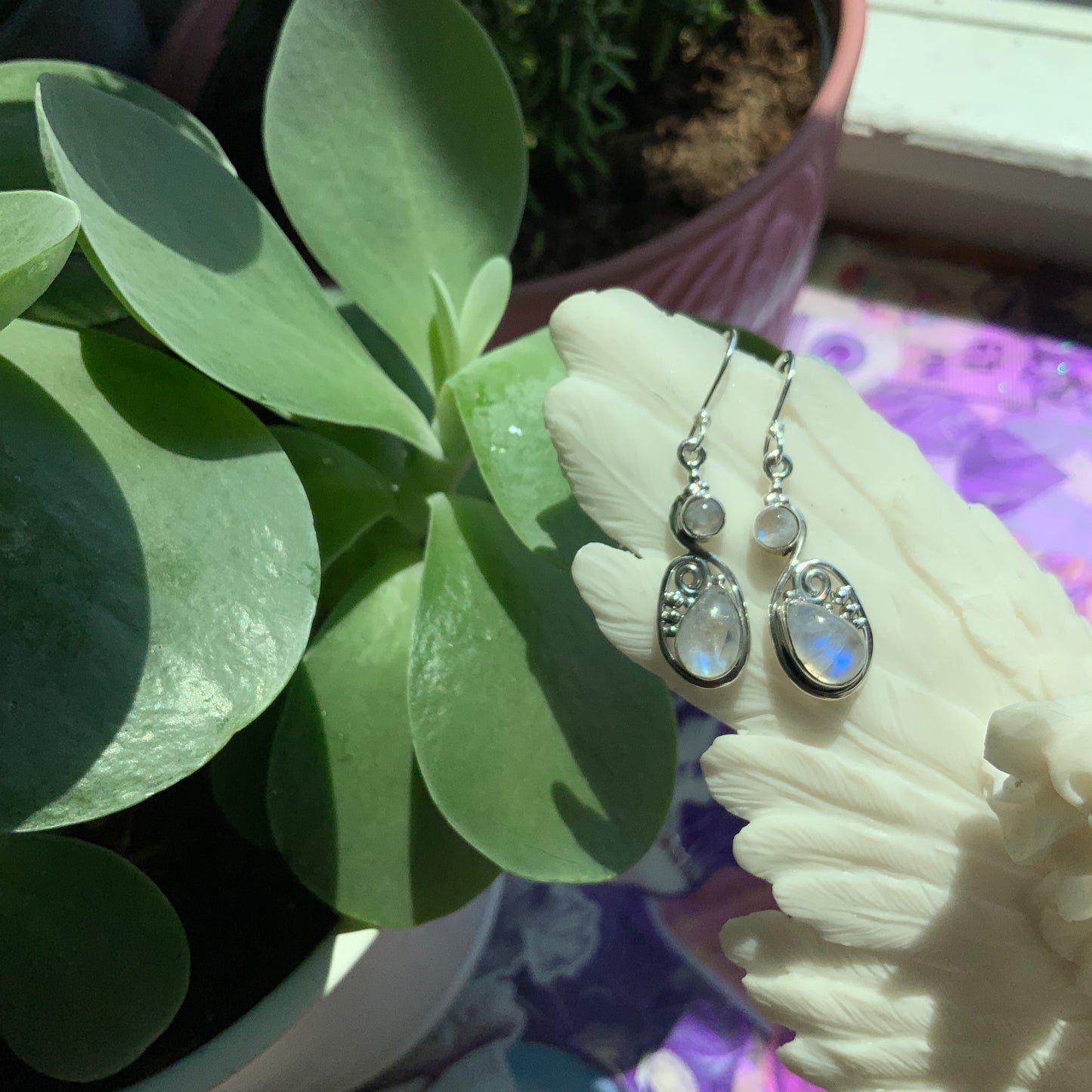 Moonstone Earrings