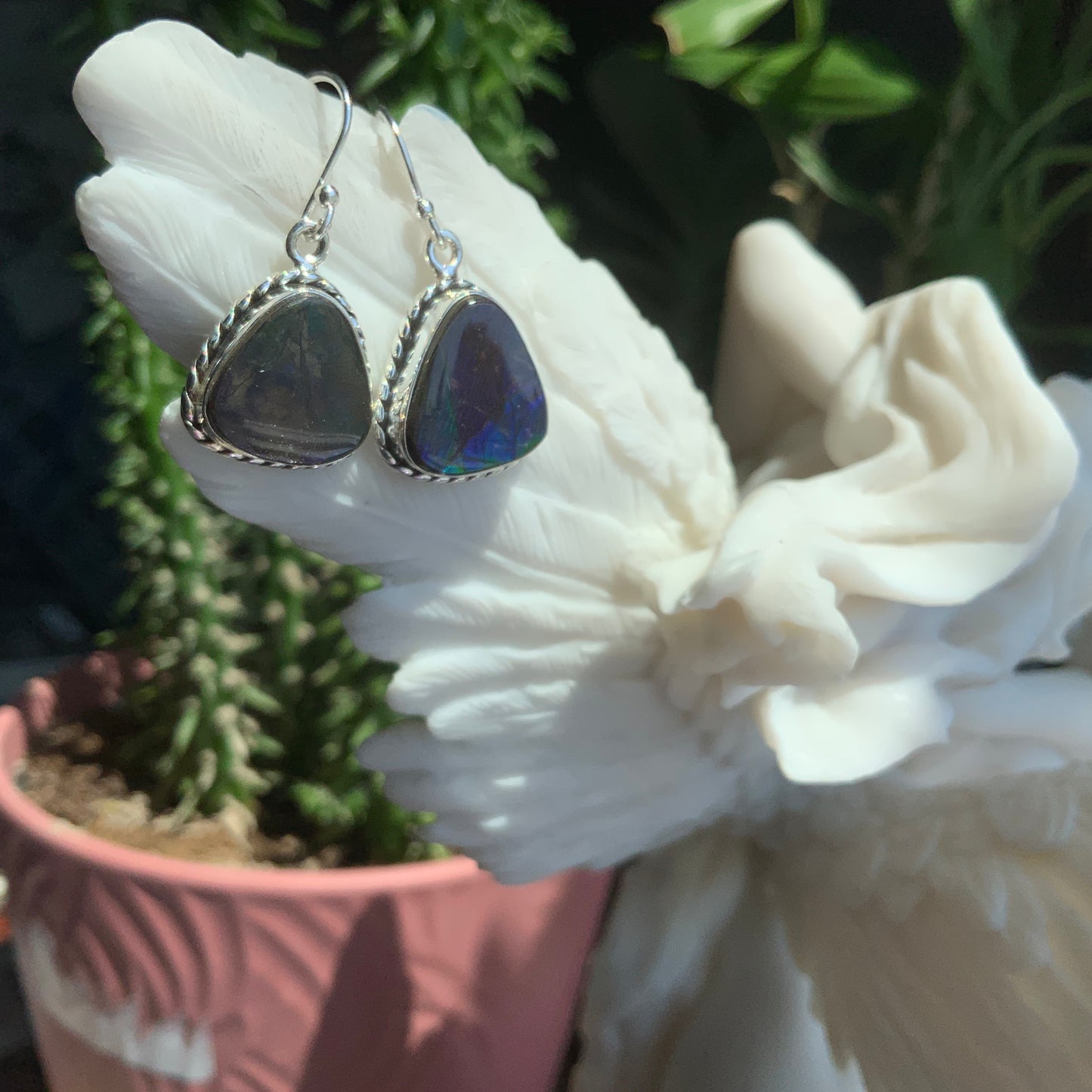 Ammolite Earrings