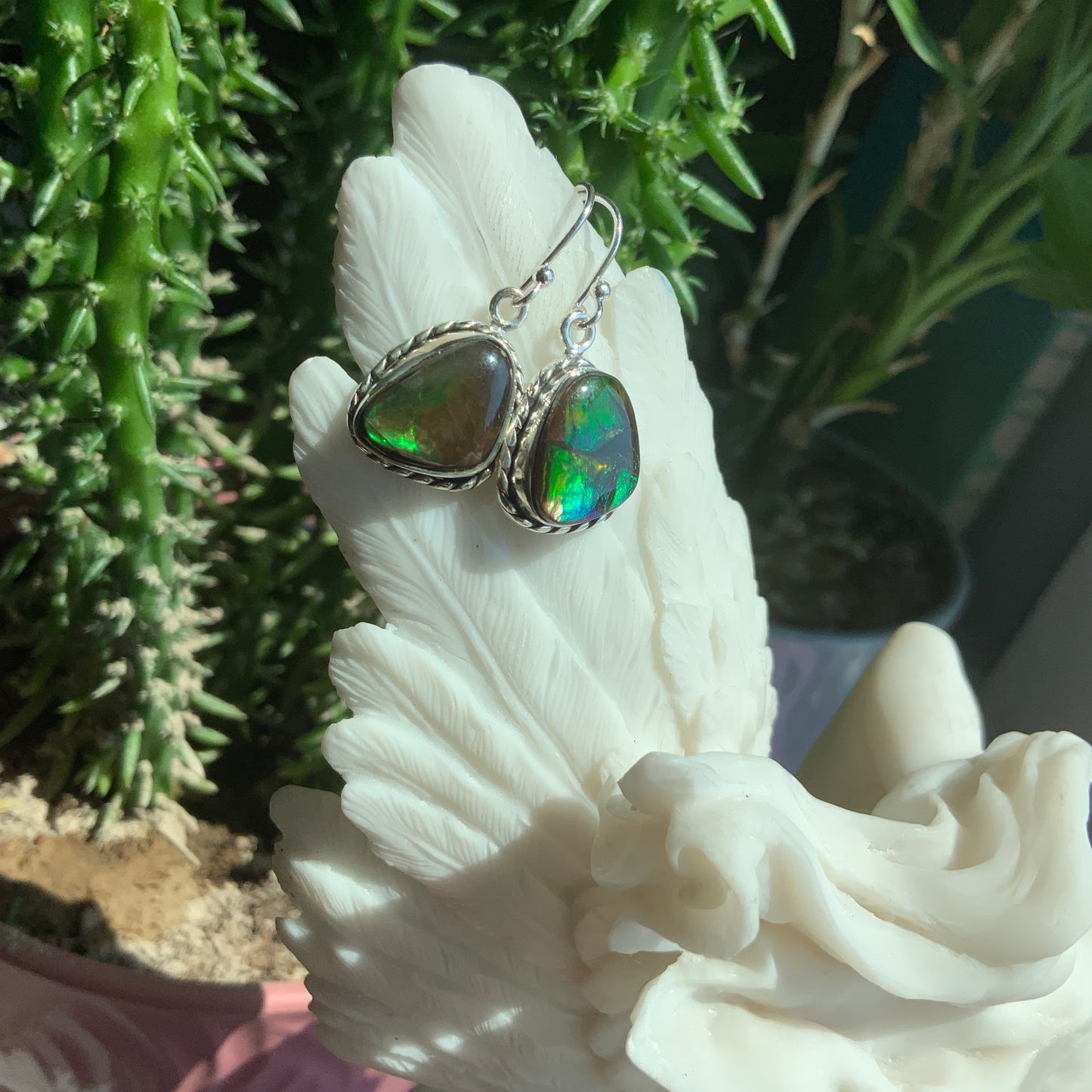 Ammolite Earrings