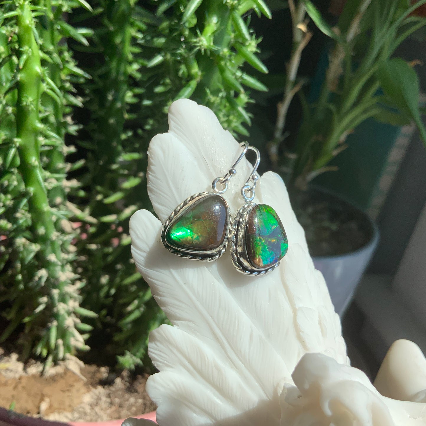 Ammolite Earrings