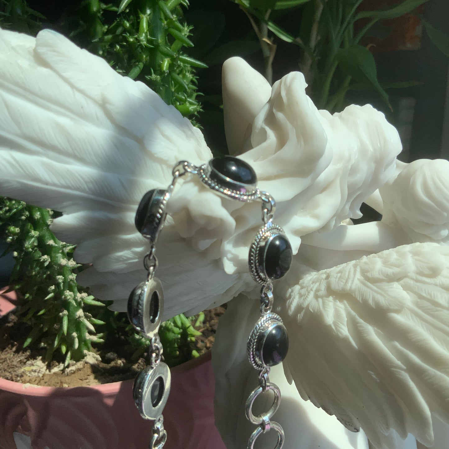 Black Onyx Tennis Bracelet