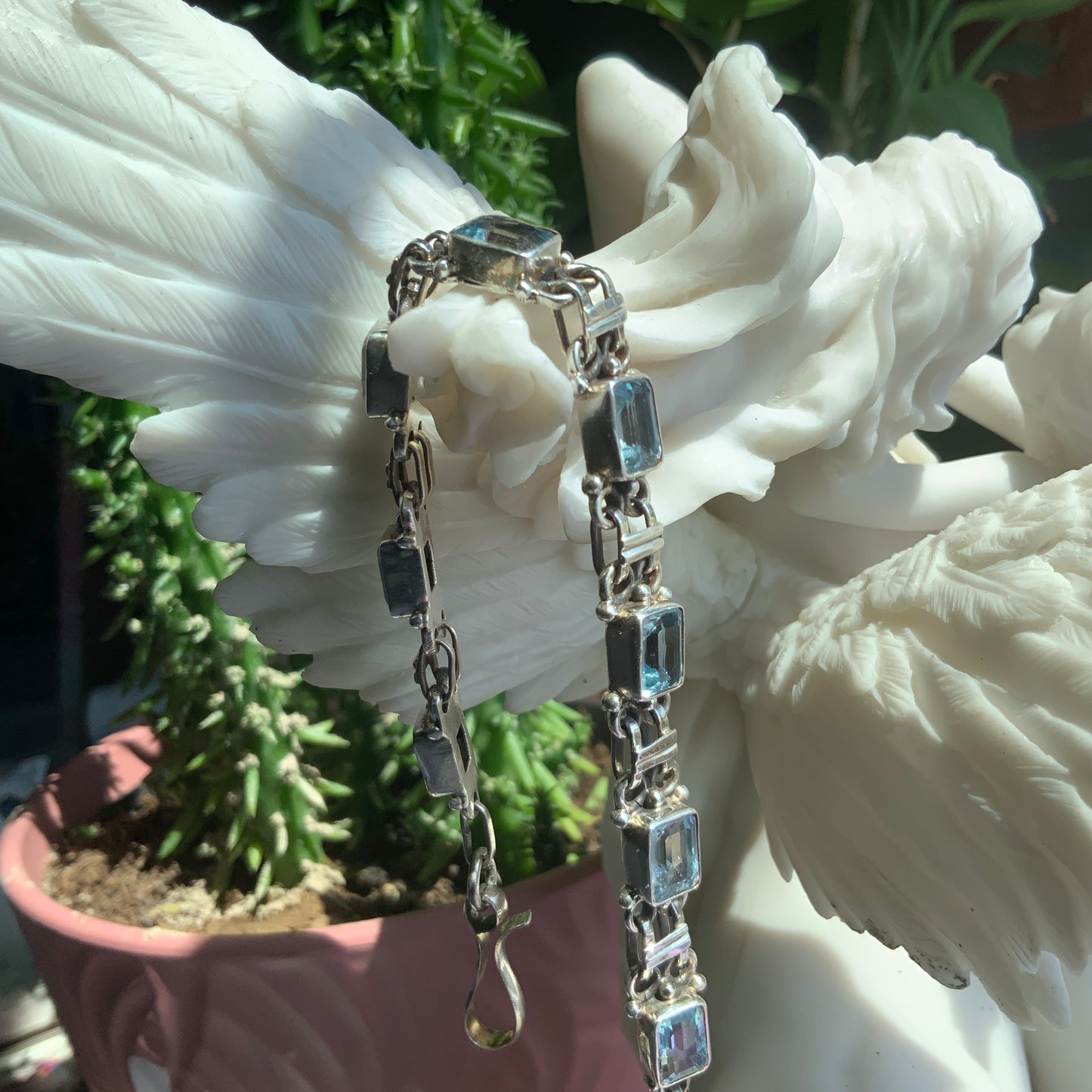 Aquamarine Tennis Bracelet