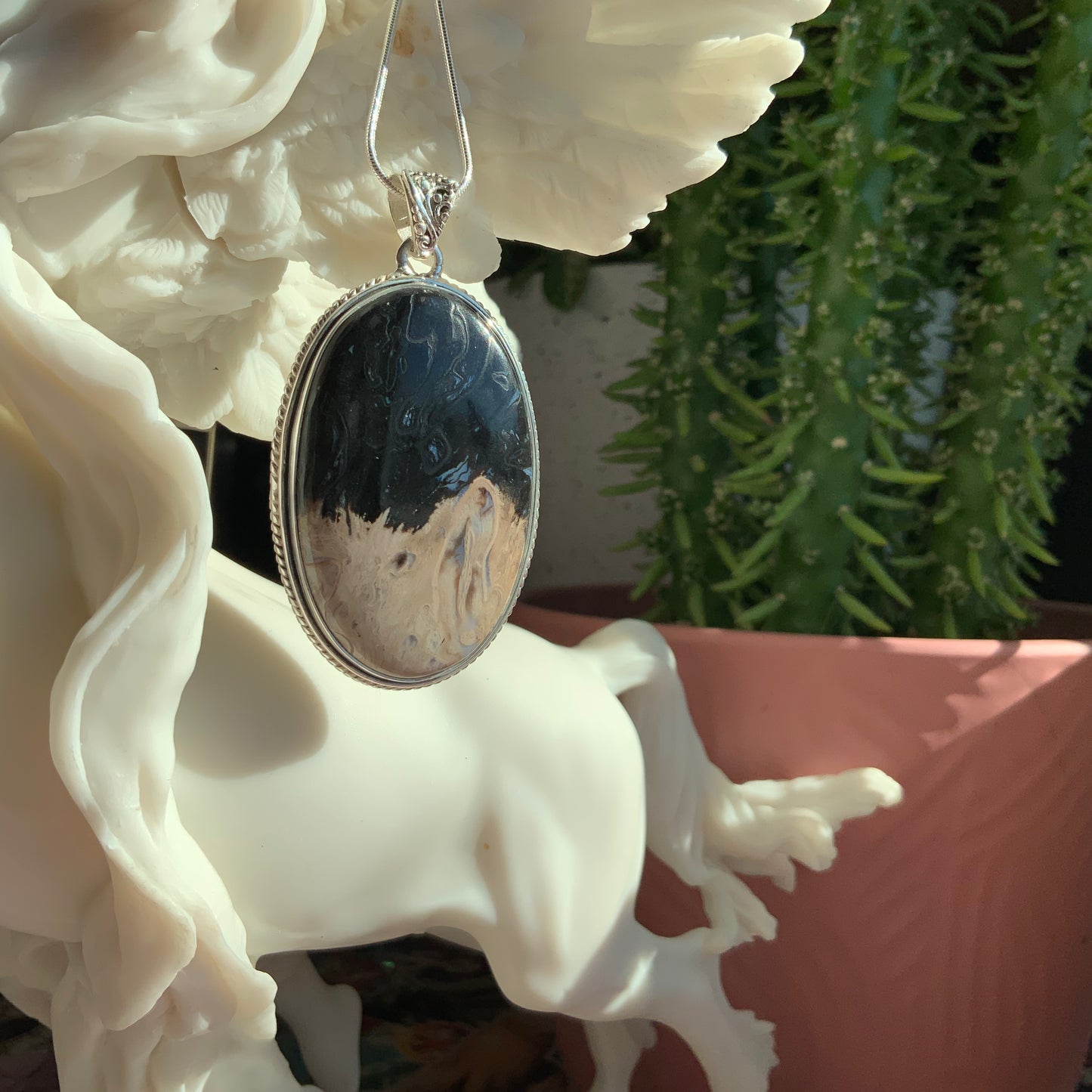 Petrified Palm Root Pendant