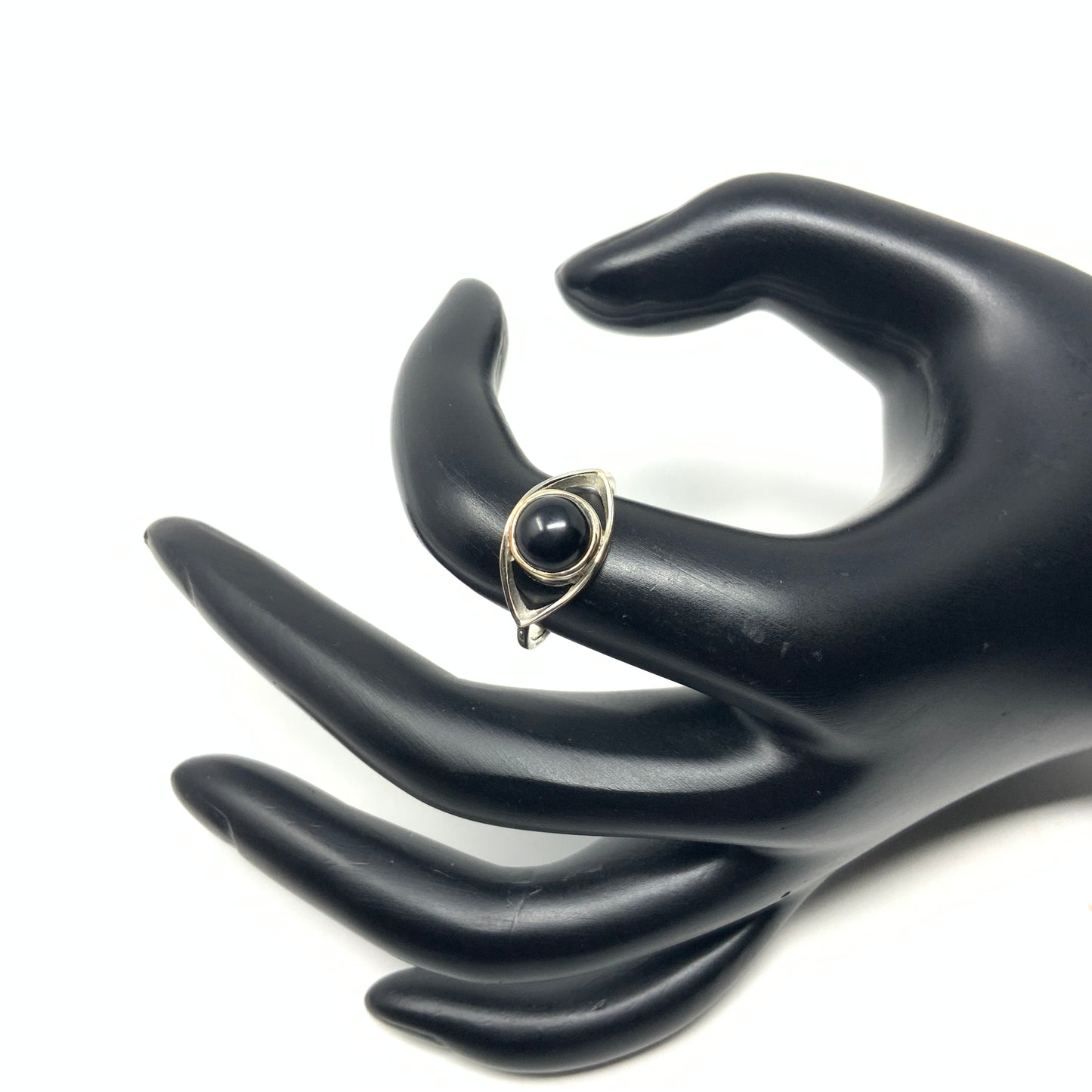 Black Onyx Ring, size 6