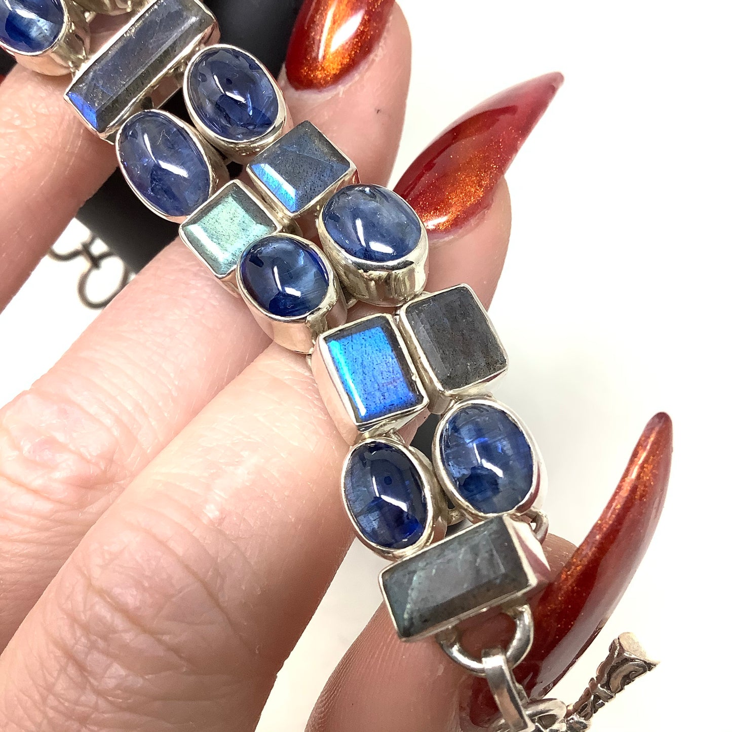 Labradorite and Topaz Tennis Bracelet