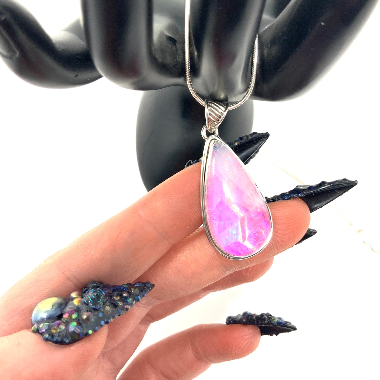 Pink Moonstone Pendant