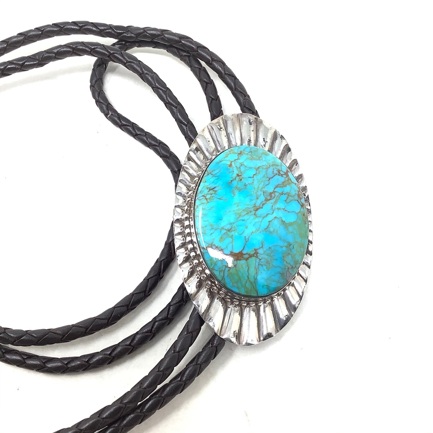 Kingman Turquoise Bolo Tie