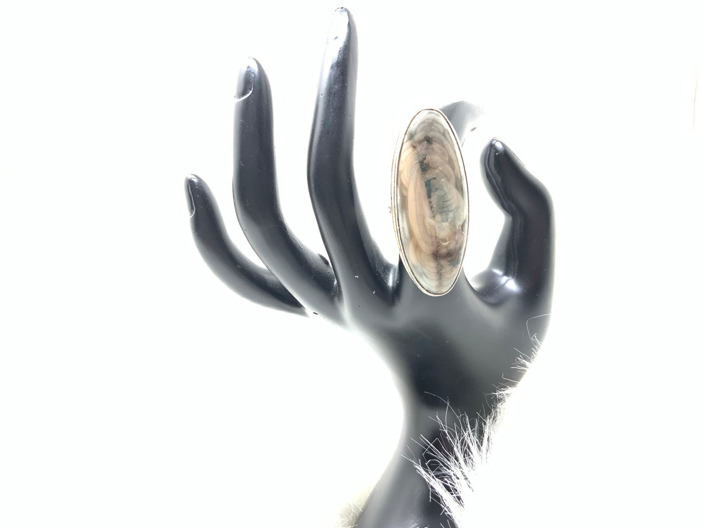 Orbicular Jasper Ring, size 7