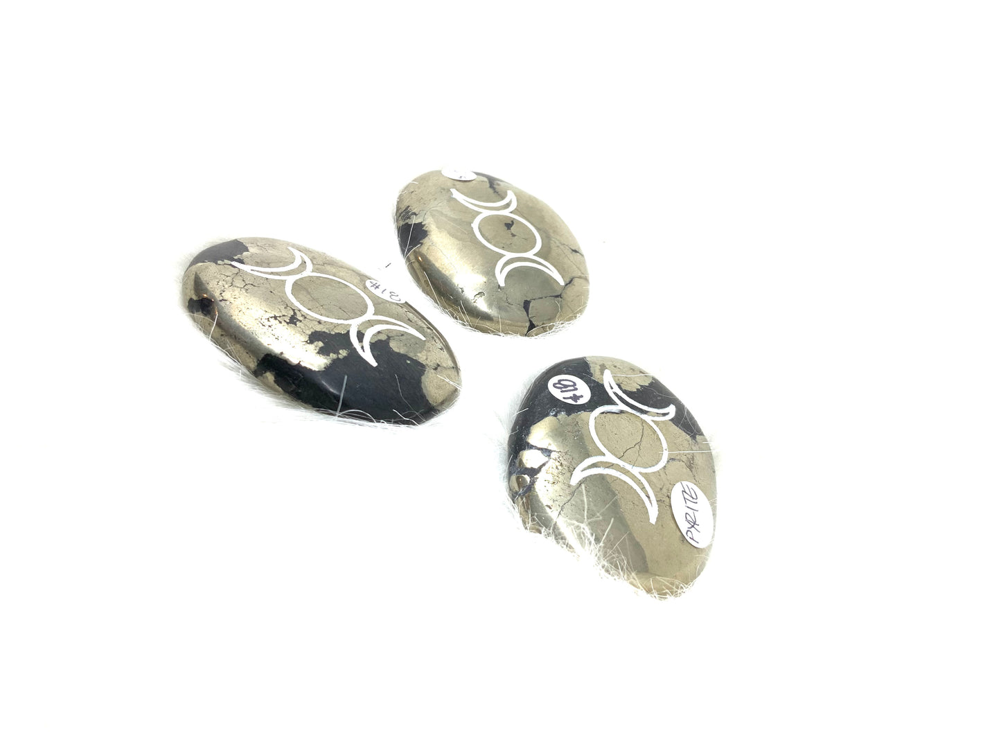 Pyrite Moon Phase Worry Stone