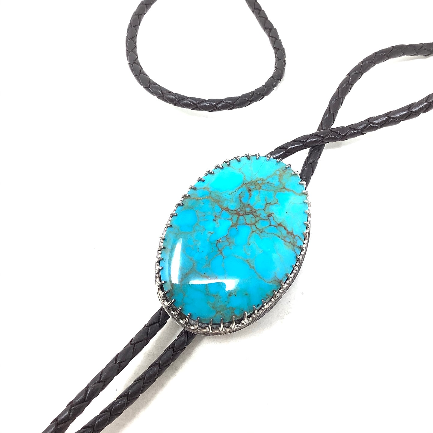 Kingman Turquoise Bolo Tie