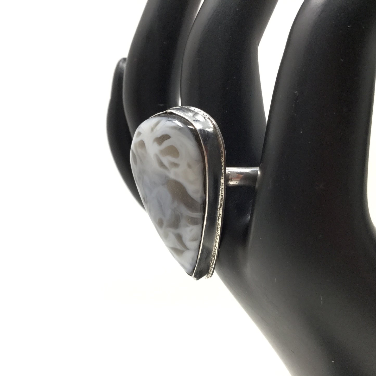 Swirled Opal Ring, size 9