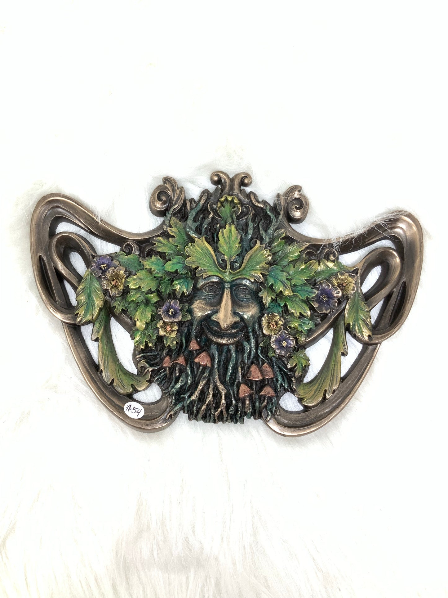 Green Man Wall Plaque