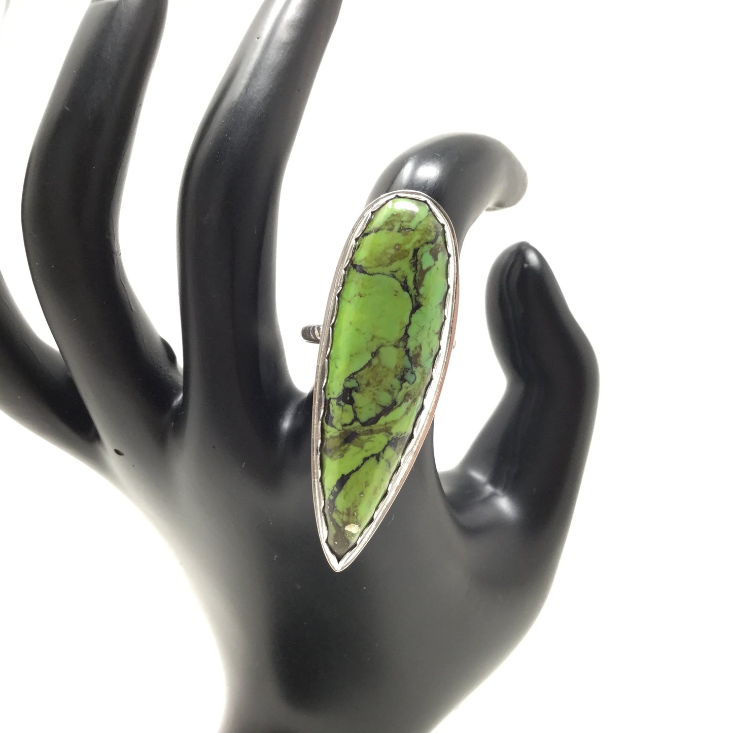 Mojave Turquoise Talon Ring, size 8