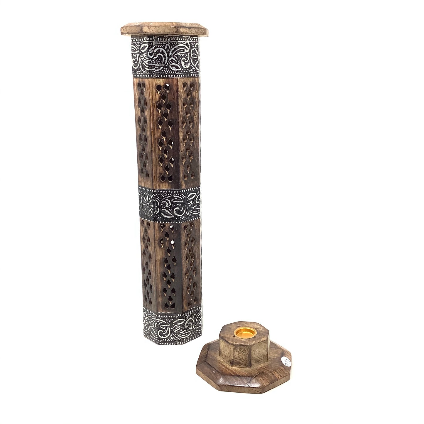 Metal Detailed Incense Burner