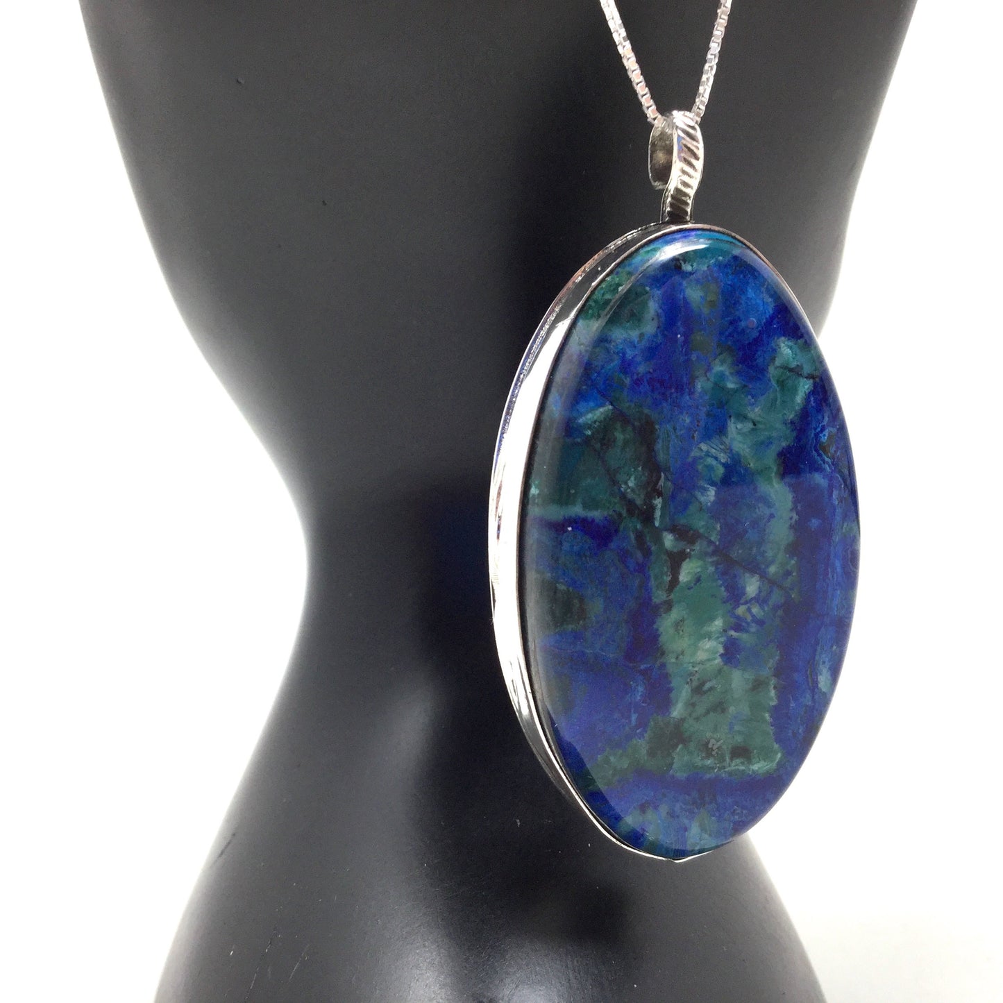 Azurite Malachite Pendant