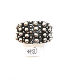 Large Bubble Texture Ring, size 13.5