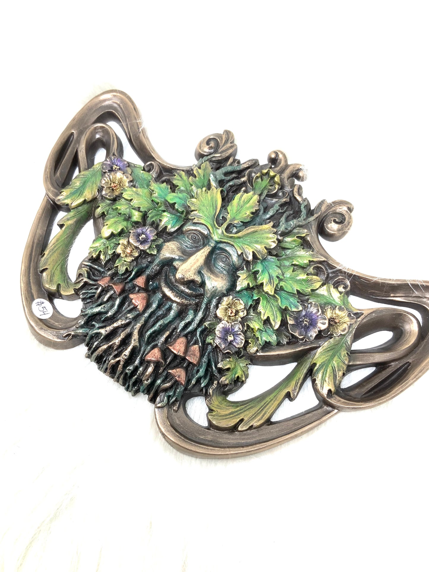 Green Man Wall Plaque