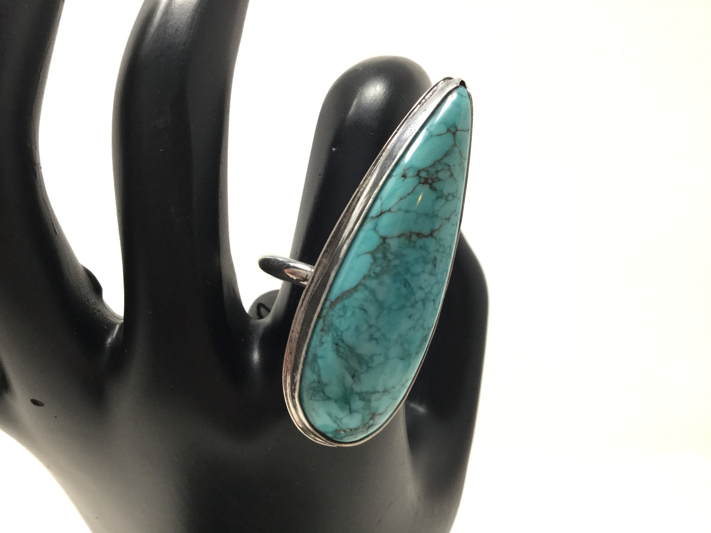 Chinese Turquoise Ring, size 9